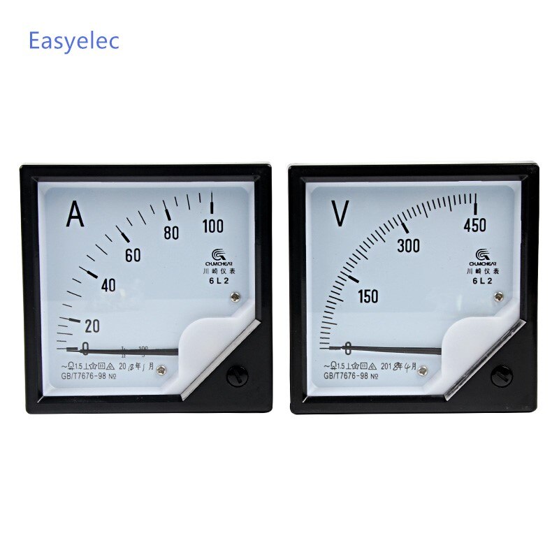 6L2 AC Current Panel Meter 6L2-A 5A 10A 15A 20A 25... – Vicedeal
