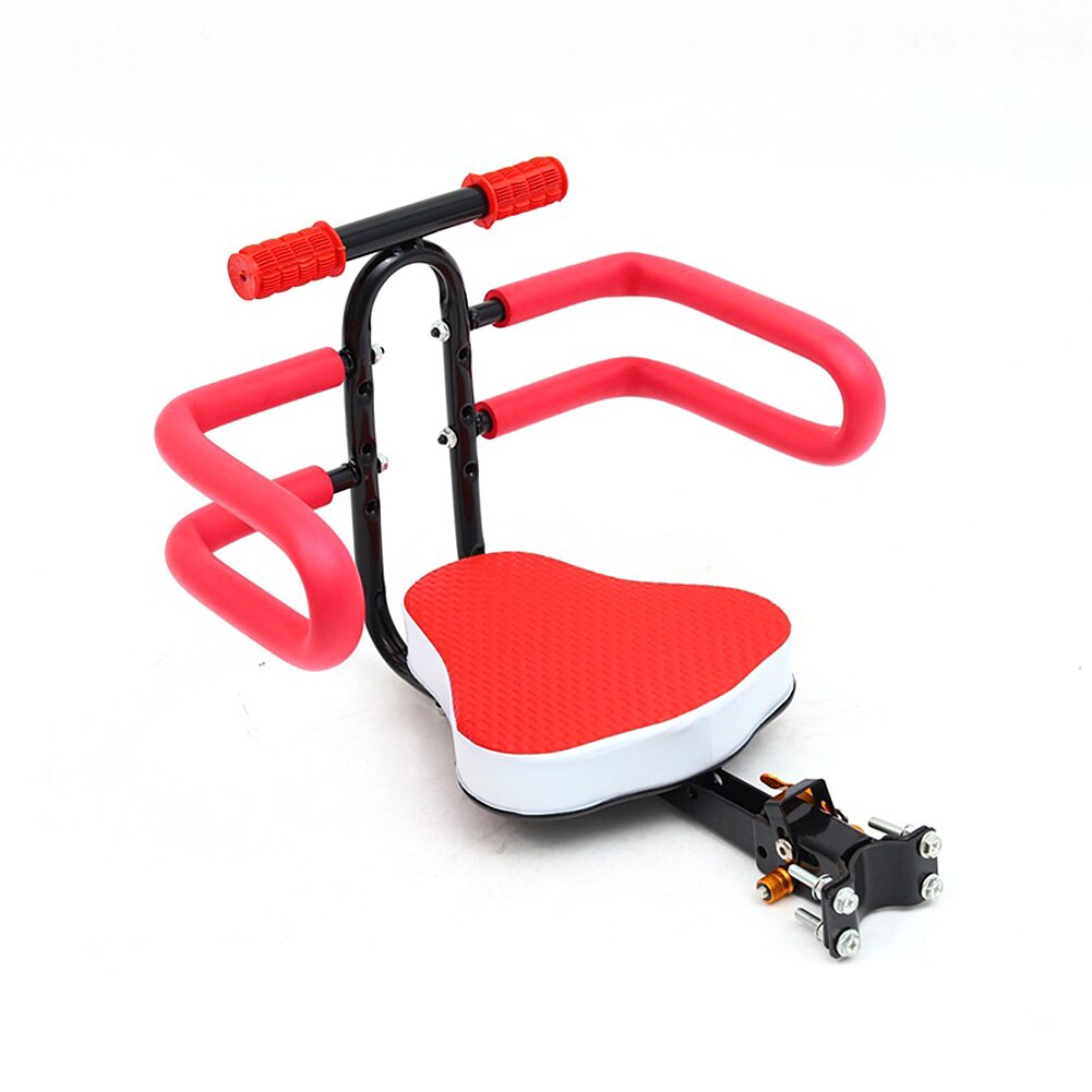 Aftagelig cykelsadel barnets bagsæde til cykelsikkerhed bagsæde med håndtag armlæn fodstøtte pedal baby cykel rammesæde: D
