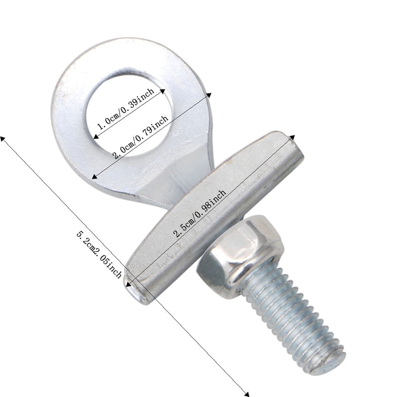 Ajustador de tensor de cadena de bicicleta de plata, engranaje fijo BMX, de una sola velocidad, 1 unidad