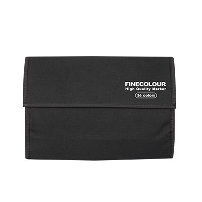 Finecolour Marker stift Lagerung Tasche Multifunktions Falten Kuli Tasche Große Kapazität Marker Stift Vorhang Kunst Liefert schwarz: 36 Kuli Packungen