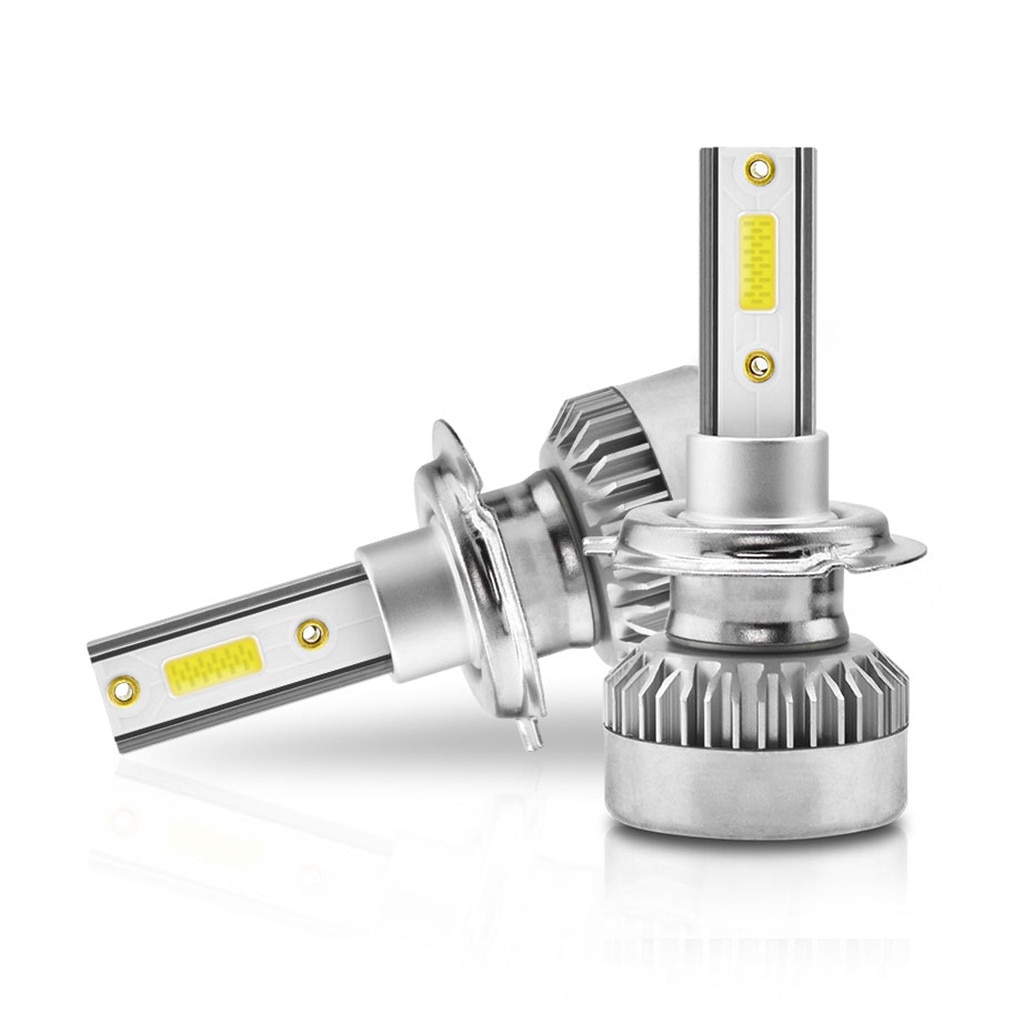 2Pcs Led Koplamp Lampen H7 110W Cob Auto Auto Koplamp Lampen 55W/Elke Lamp Voor 9V Naar 32V 20000LM Verlichting Bereik 1119