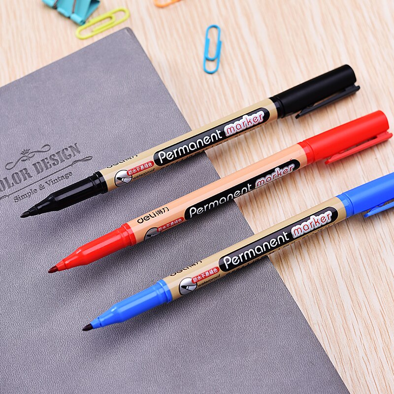 1pc Schnell Trocken Wasserdichte dauerhaft Öl Marker Stifte Für Reifen CD Stoff Zeichnung Unterschrift Gruß Karte Kalligraphie Graffiti Stift