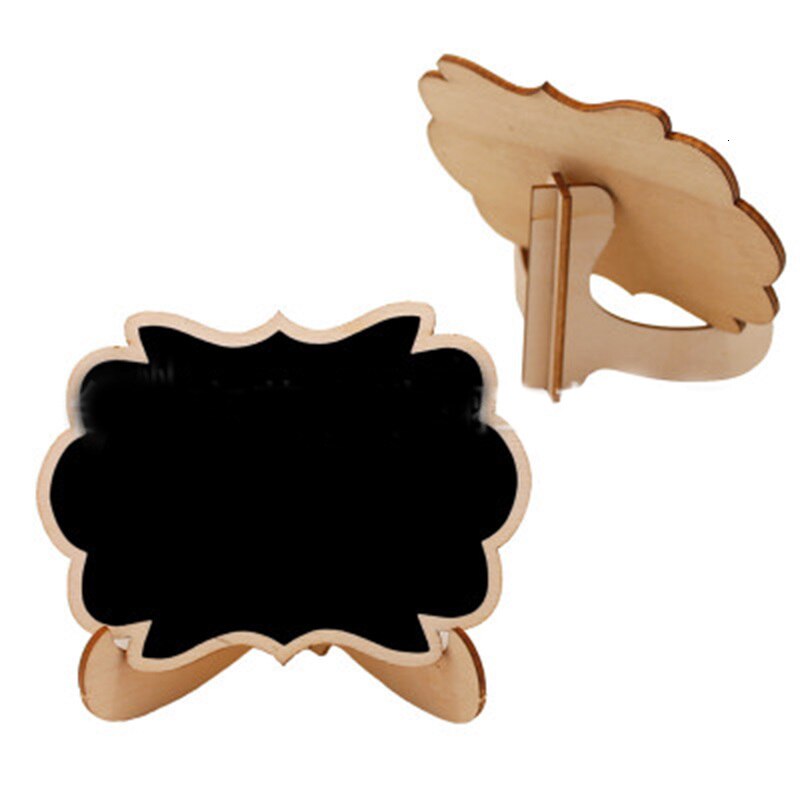 Chalkboard Mini Signs Small Blackboard with Wooden Frame Easel for Kids Craft and Party Wedding Event Table Decor sign: 5