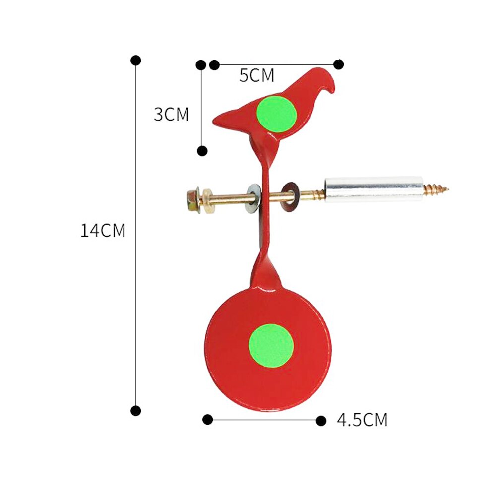 Shooting Practice Target Courtyards Tree Mounted Target Alloy Shooting Target for Household Children