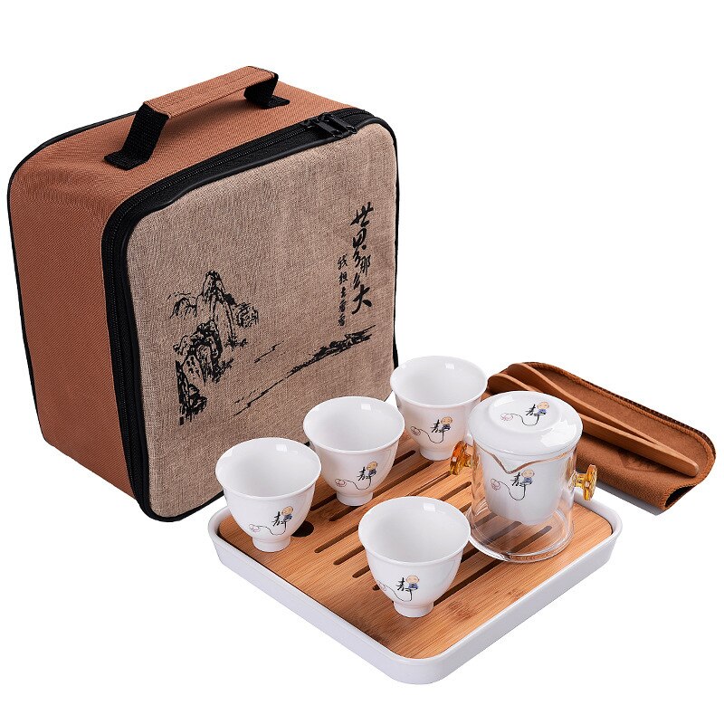 Il impostato da tè includere 1 tazza da 4 tazze, elegante gaiwan di alta qualità, bollitore e tazza da tè per teiera belli e facili, bollitore da viaggio, spedizione gratuita