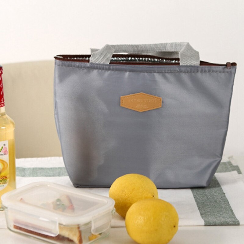 Lunch Box Bag Waterproof Thermal Bag Oxford Fabric Portable Thermal Insulated Picnic Food Box Women Tote kitchen Organizer bag