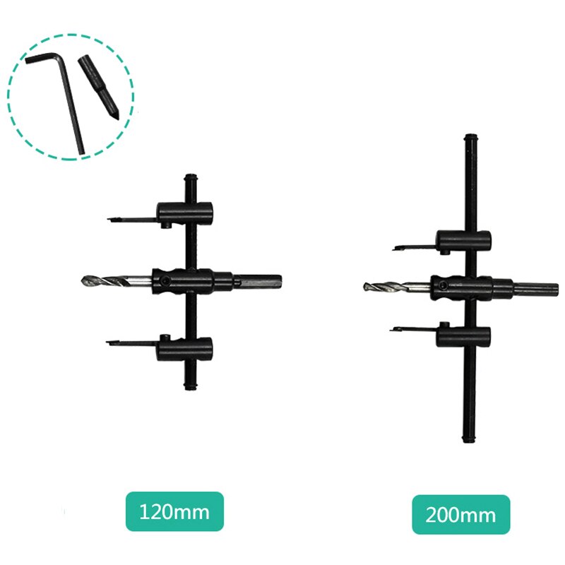 Abridor de agujeros ajustable tipo avión, herramienta para trabajar la madera, escariador de yeso