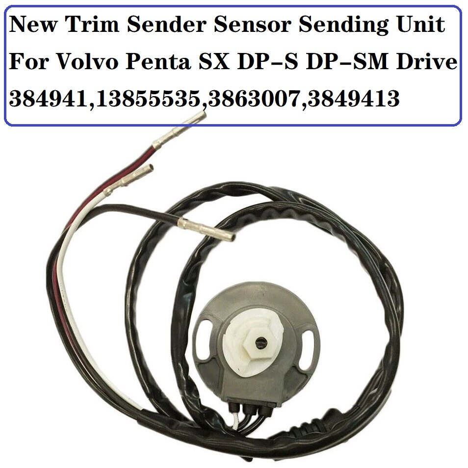 100% Trim Sender Sensor Sending Unit For Volvo Penta SX DP-S DP-SM Drive 3849411,13855535,3863007,3849413