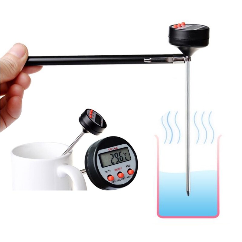 Termómetro Digital Detector, medidor de temperatura con Sensor de sonda para aire acondicionado, procesamiento de alimentos