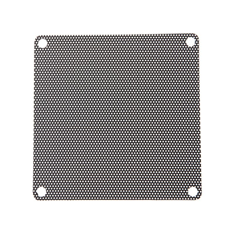 5Pcs Pvc Fan Stoffilter Pc Stofdicht Case Cuttable Computer 80Mm Mesh Zwart B2QF