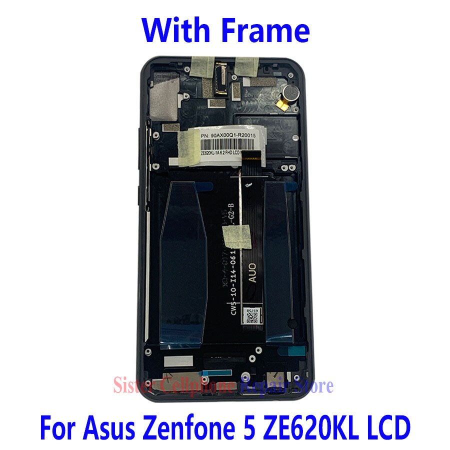 Original 6.2'' LCD For ASUS ZenFone 5 ZE620KL LCD Display Touch Screen For Zenfone 5 Gamme ZE620KL LCD Display Parts Frame