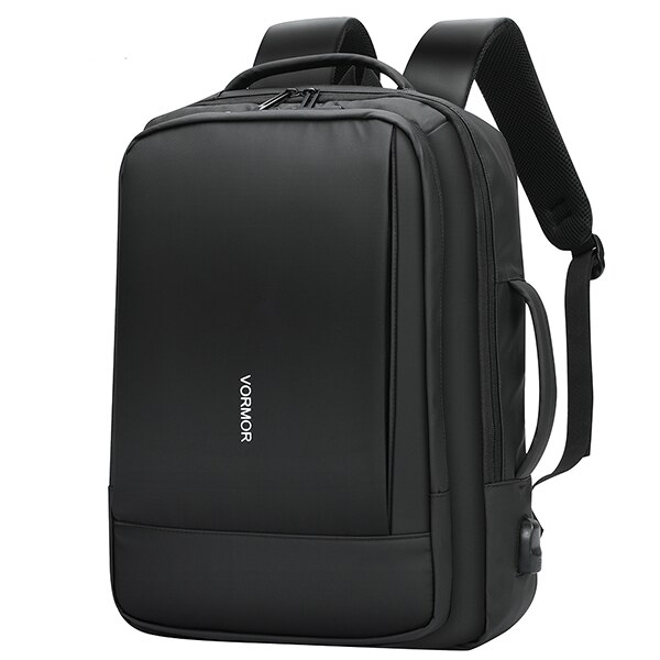 VORMOR-mochila impermeable para hombre, morral para ordenador portátil de 14 y pulgadas, bolsa de viaje de negocios con carga USB, nueva , 15,6: Default Title