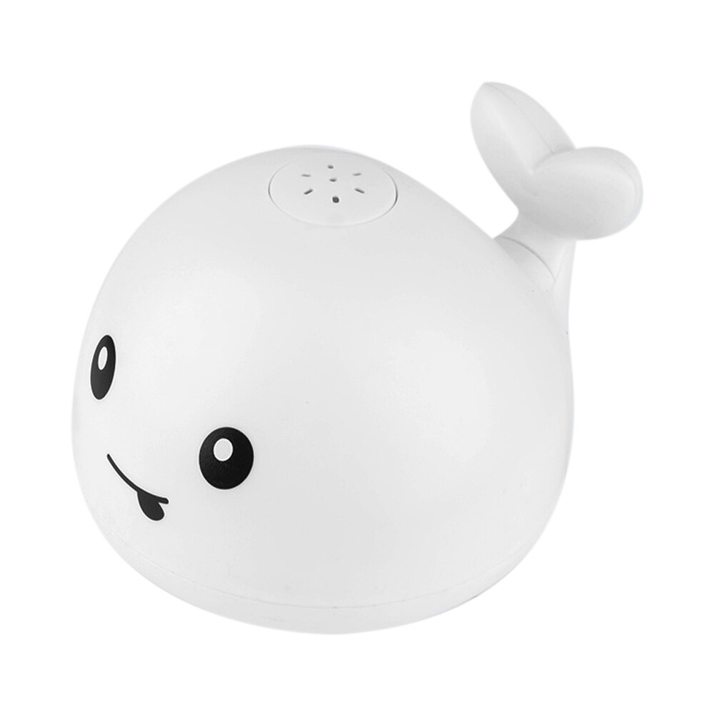 Bébé Jouets De Bain Baleine Fontaine Boule De Bain avec Musique Légère LUMIÈRE LED L'électricité Jouets: White whale
