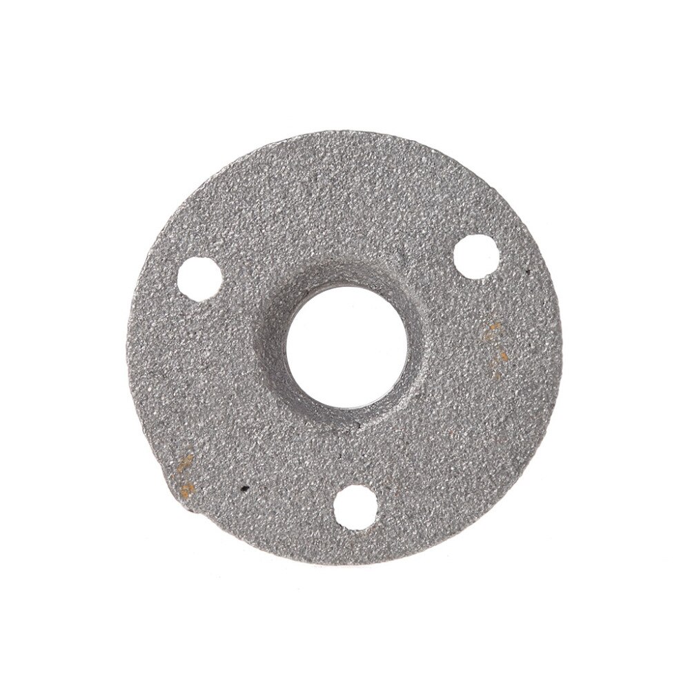 3/4" 1/2" Malleable Thread Floor Flange Iron Pipe Fittings Wall Mount Industrial -831F