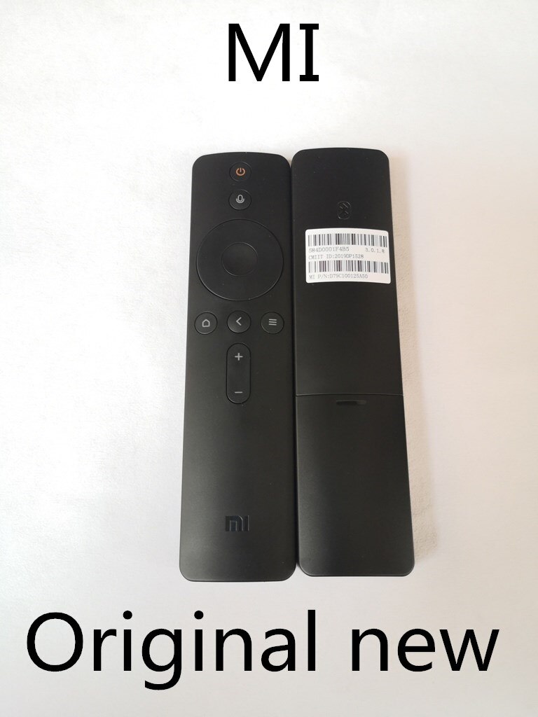 Originele witte xiaomi box 4 bluetooth-afstandsbediening met spraakbediening voor xiaomi  tv 4a/ x/c/s