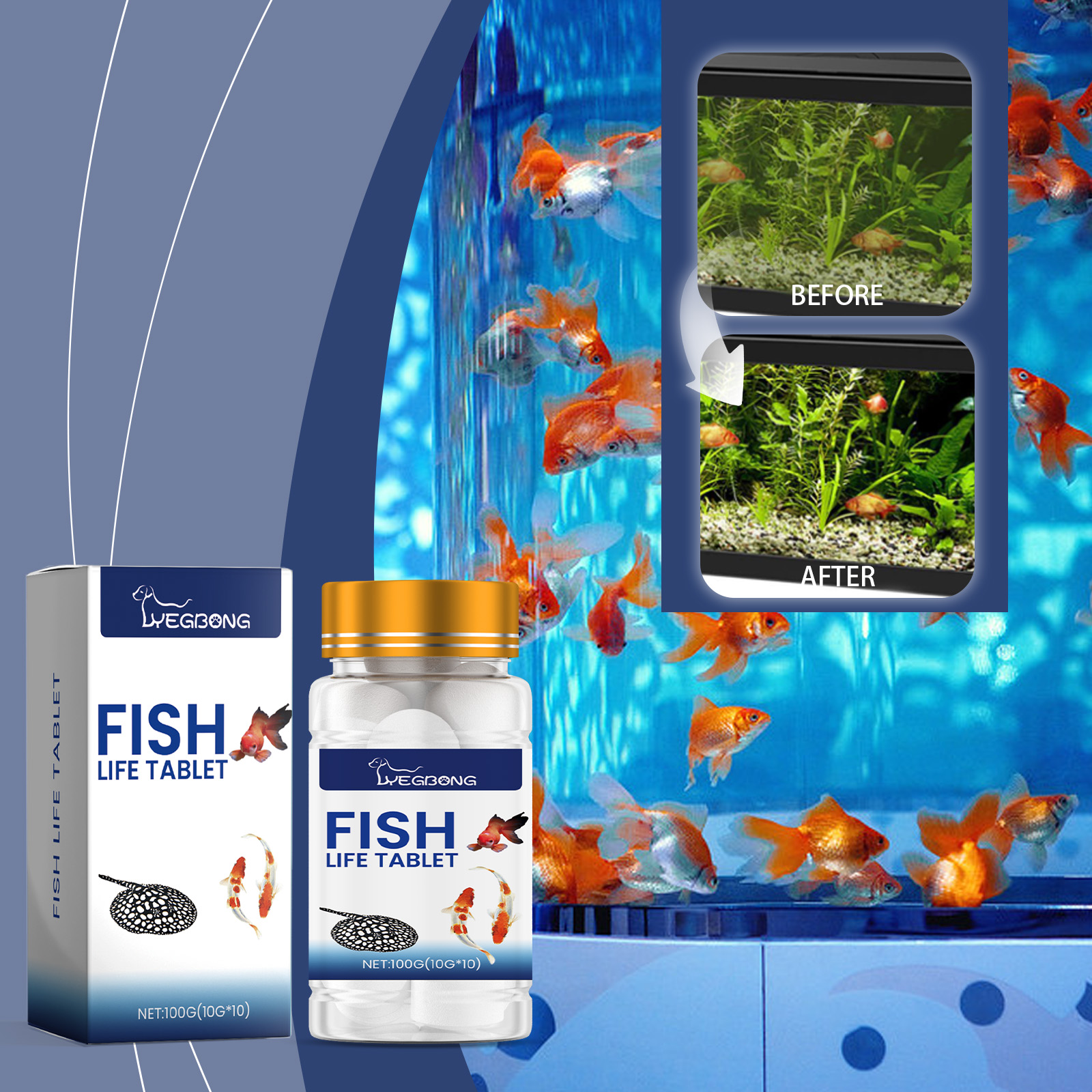 Aquariumsalz für Zierfische, mineralisch angereicherter pH-Stabilisator, Wasserenthärter und Härte-Ausgleicher, sicher für Süßwassertanks