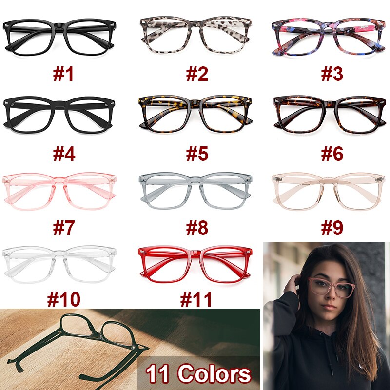 Blue Light Blocking Glasses, Anti Eye Strain Headache (Sleep Better),Computer Glasses UV400 Transparent Lens