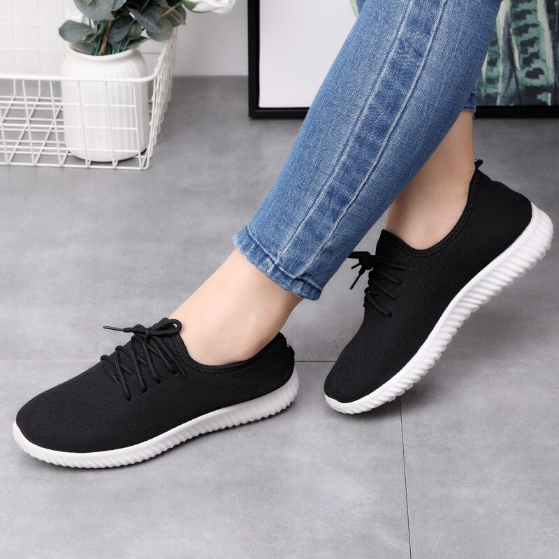 Tenis Feminino Air Mesh Breathable Women Tennis Shoes Slip-on Sport Gym Athletic Jogging Light Shoes Female Sneakers