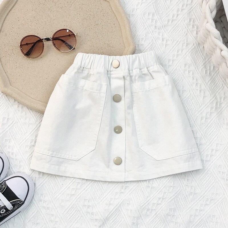 Menoea 1-6y Jeans para niños , pantalones de verano para niñas, pantalones de mezclilla para bebés, pantalones cortos de sólidos para niños, pantalones cortos, filetes, novedades: AH435 White / 3 años