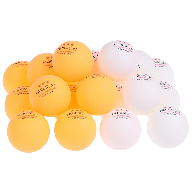 10pcs Material Table Tennis Ball 40+mm Diameter 2.8g 3 Star ABS Plastic Ping Pong Balls for Table Tennis Training