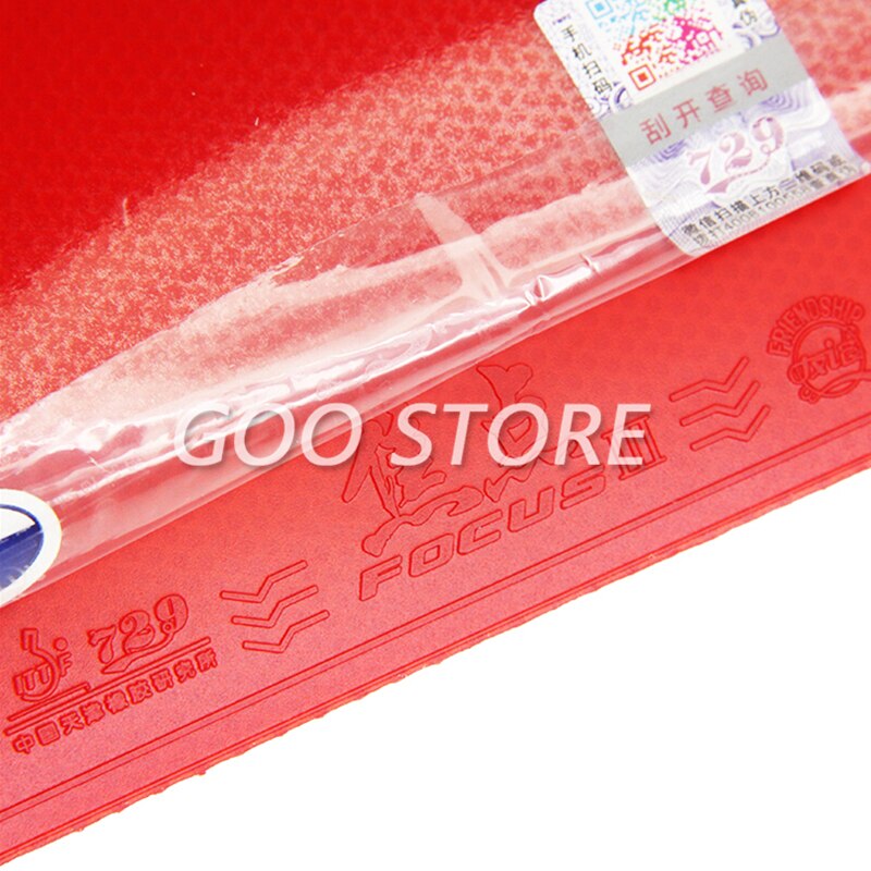 Friendship 729 FOCUS III Focus 3 Snipe Table Tennis Rubber Pips-In Original 729 FOCUS Ping Pong Sponge