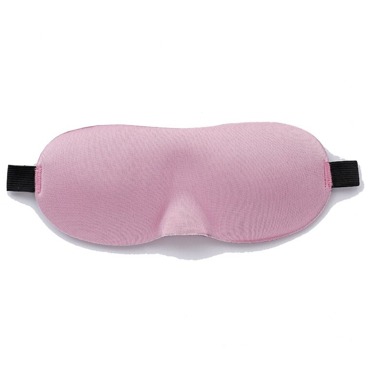Máscara para dormir 3d, máscara natural para cobrir os olhos, máscara de olhos suave para homens e mulheres, máscara de venda portátil para viagem, 1 peça: PINK