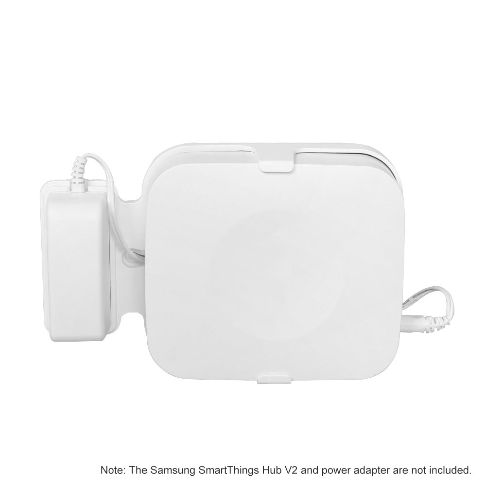 1PCS Wall Bracket White Wall Mount for Samsung SmartThings Hub V2 Wall Holder