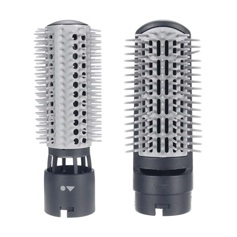 Hair Dryer Brush 2 In 1 Electric Blow Dryer Comb Hair Curling Wand Detachable Brush Kit Negative Ion Straightener Hair Curler