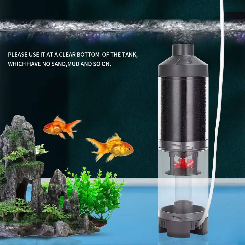 Acquario pesce cacca sgabello Toilette letame filtro separatore di aspirazione pesce collettore di letame serbatoio di pesce filtro di pulizia automatica