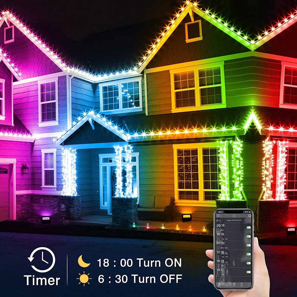 35W Led Spotlight Rgb Flood Light Outdoor/Indoor Met App Controle Muziek Sync Timer Dimmen Licht Kleur Veranderende schijnwerper