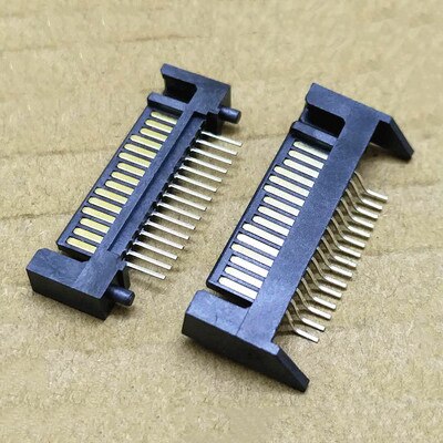 SATA Connector Male 15P Hard disk interface Straight Pin Connector Socket