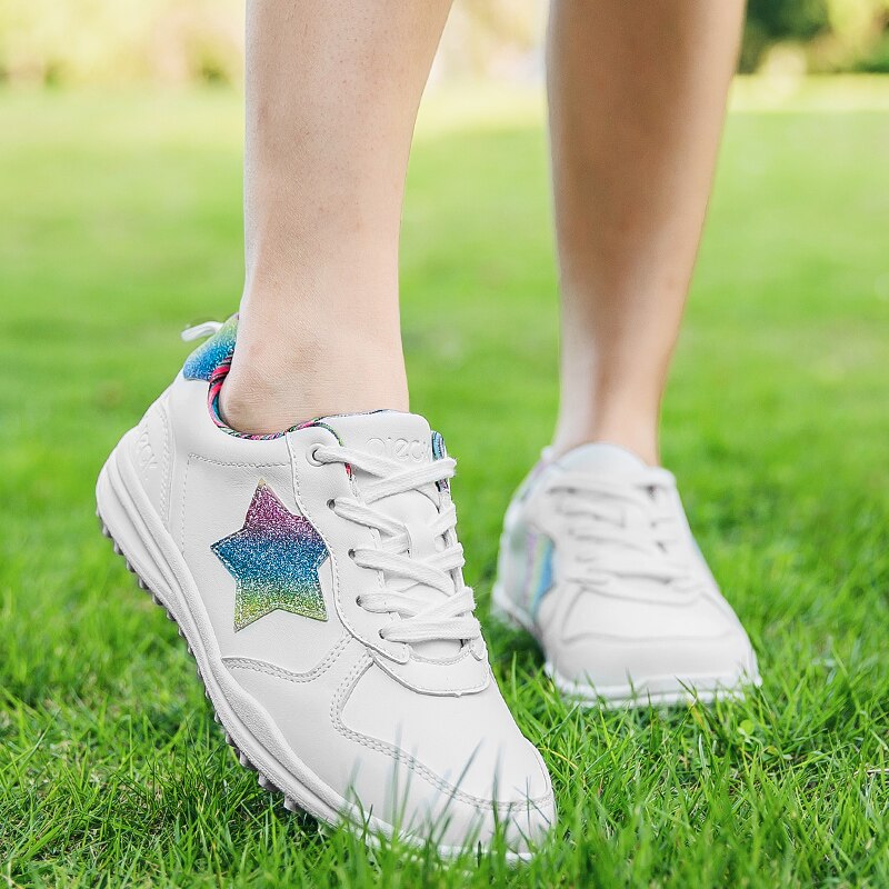Dames golfschoenen witte waterdichte golfschoenen dames jogging wandelschoenen golfschoenen dames sneakers