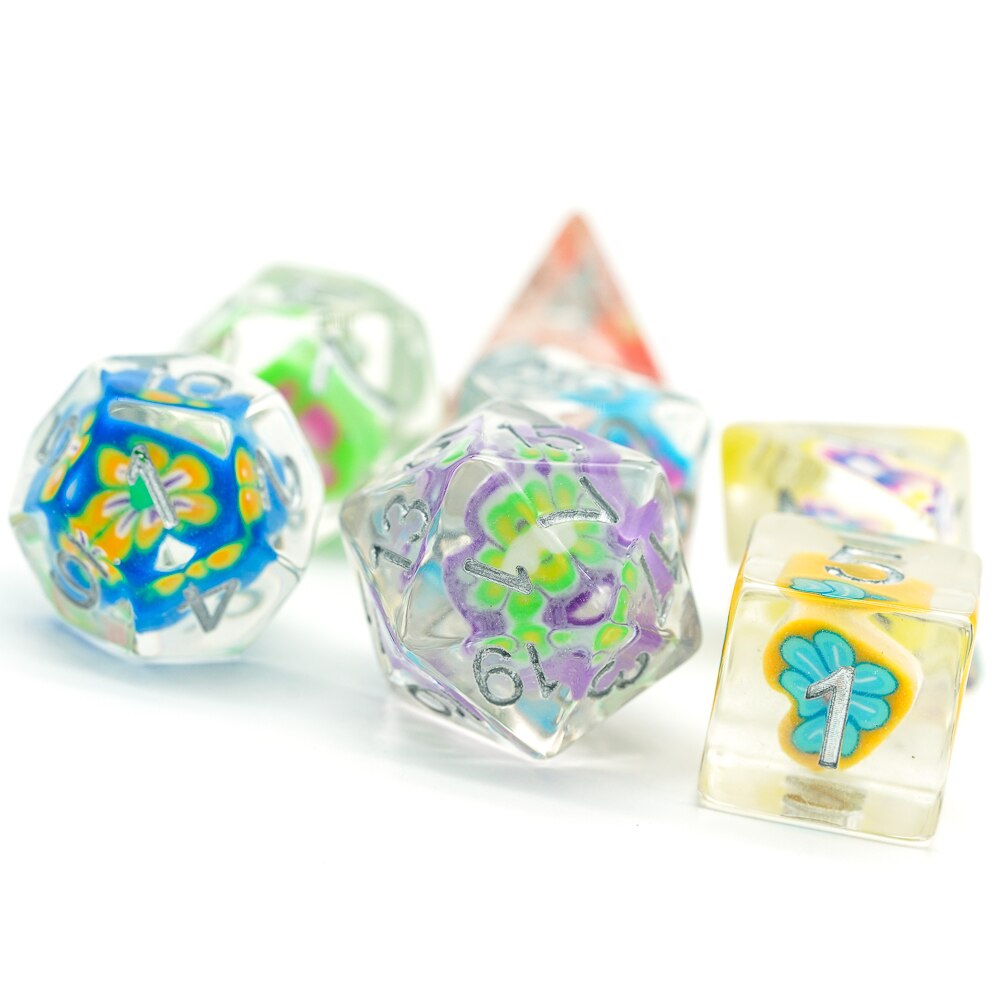 7 Teile/satz Herz DND Würfel D & D Würfel D4 D6 D8 D10 D % D12 D20 polyedrisch Spiele Würfel einstellen für Tisch Spiele MTG RPG