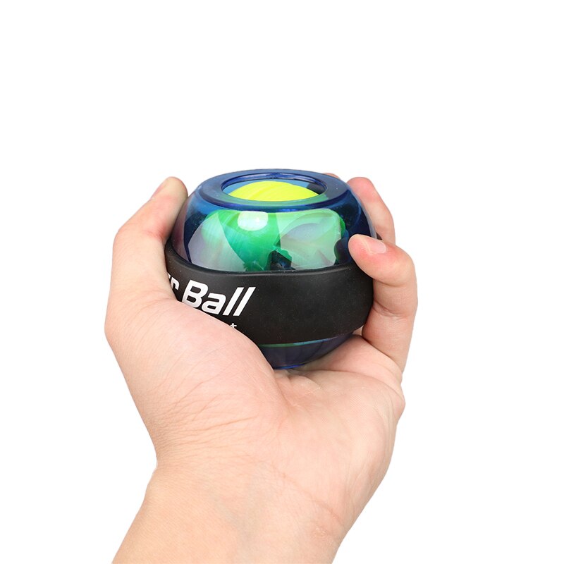 LED Muscle Power Ball Wrist Ball Trainer Relax Gyroscope PowerBall Gyro Arm Exerciser Strengthener Fitness Equipments