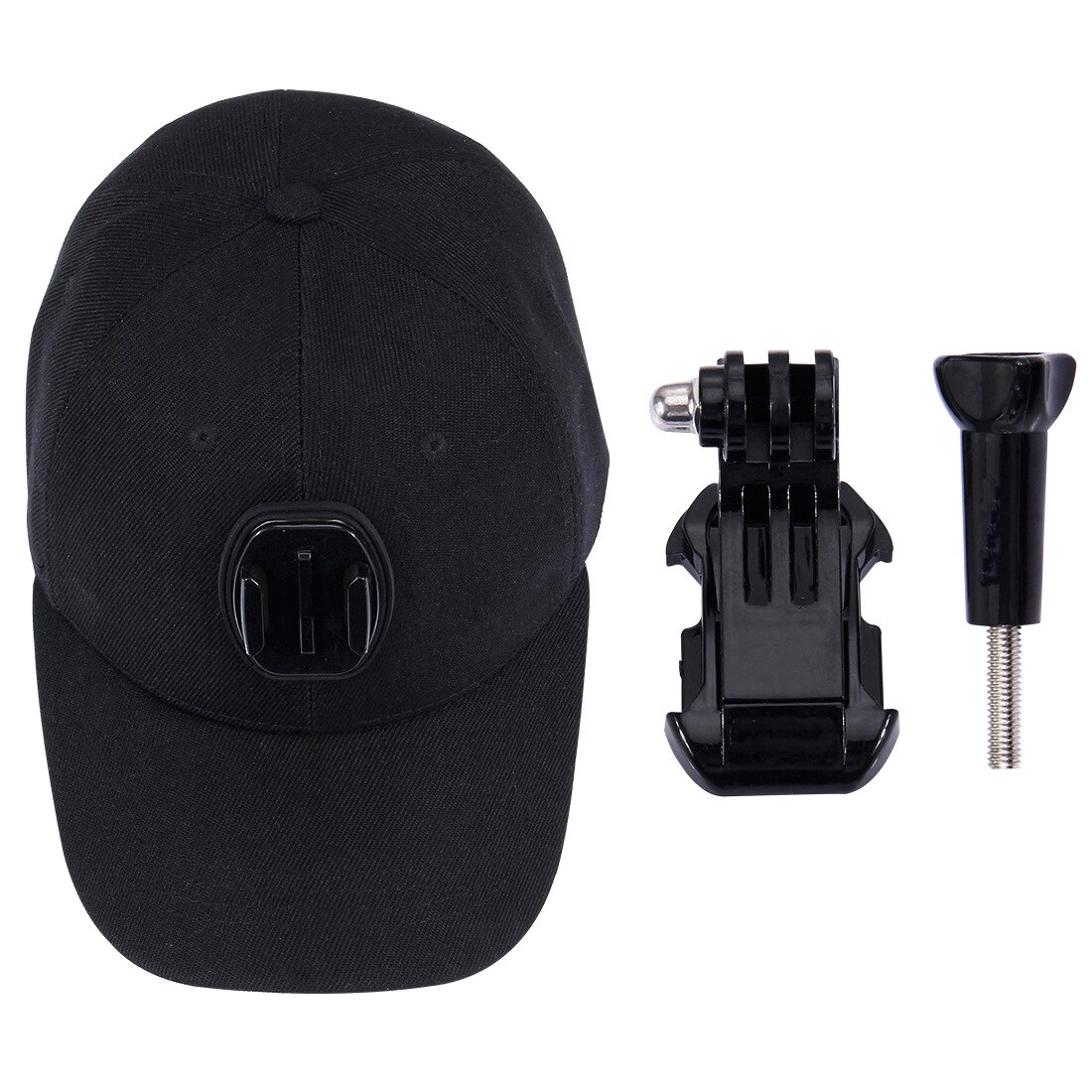 Gopro accessoires zonnehoed pet en j-houder voor ondersteuning alle sport action camera: Default Title
