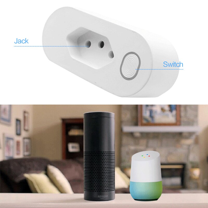 WiFi Smart Brazilian Wall Socket USB Electric Brazil Sweden Swiss Plug Switzerland Outlet Wireless Remote Tuya Alexa Google Home