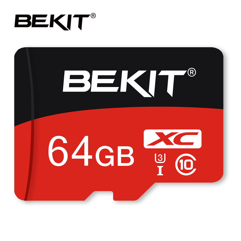 Bekit High speed Micro SD Card 4GB 8GB 16GB 32GB Class 10 Memory Card MicroSD 64GB 128GB 256GB UHS-3 mini TF card Flash Card: RB-64GB no gift