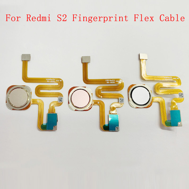 Home Button Fingerprint Sensor Flex Cable Ribbon For Xiaomi Mi Mix 2S Redmi S2 Touch Sensor Flex Replacement Parts