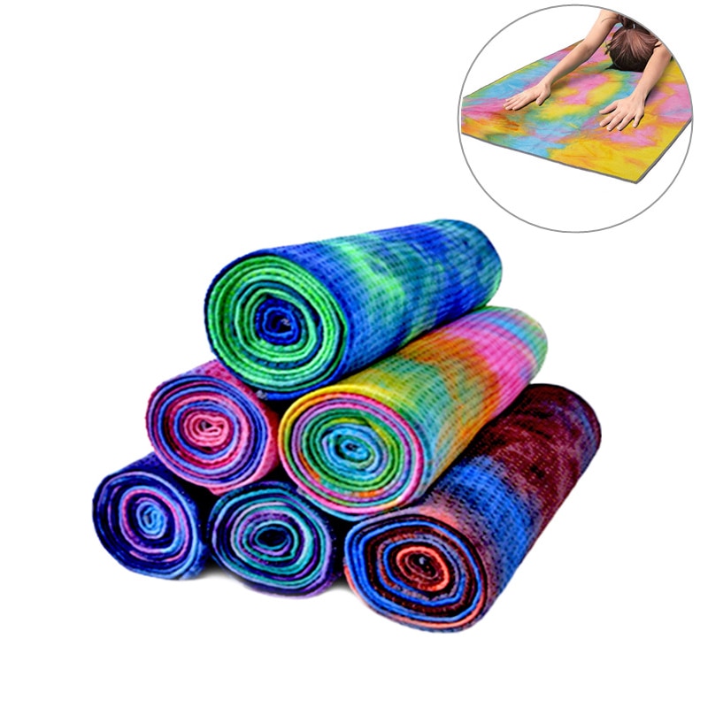 Wasbaar 183*63Cm Non Slip Yoga Mat Cover Handdoek Anti Slip Microfiber Yoga Mat Handdoeken Pilates Dekens Fitness