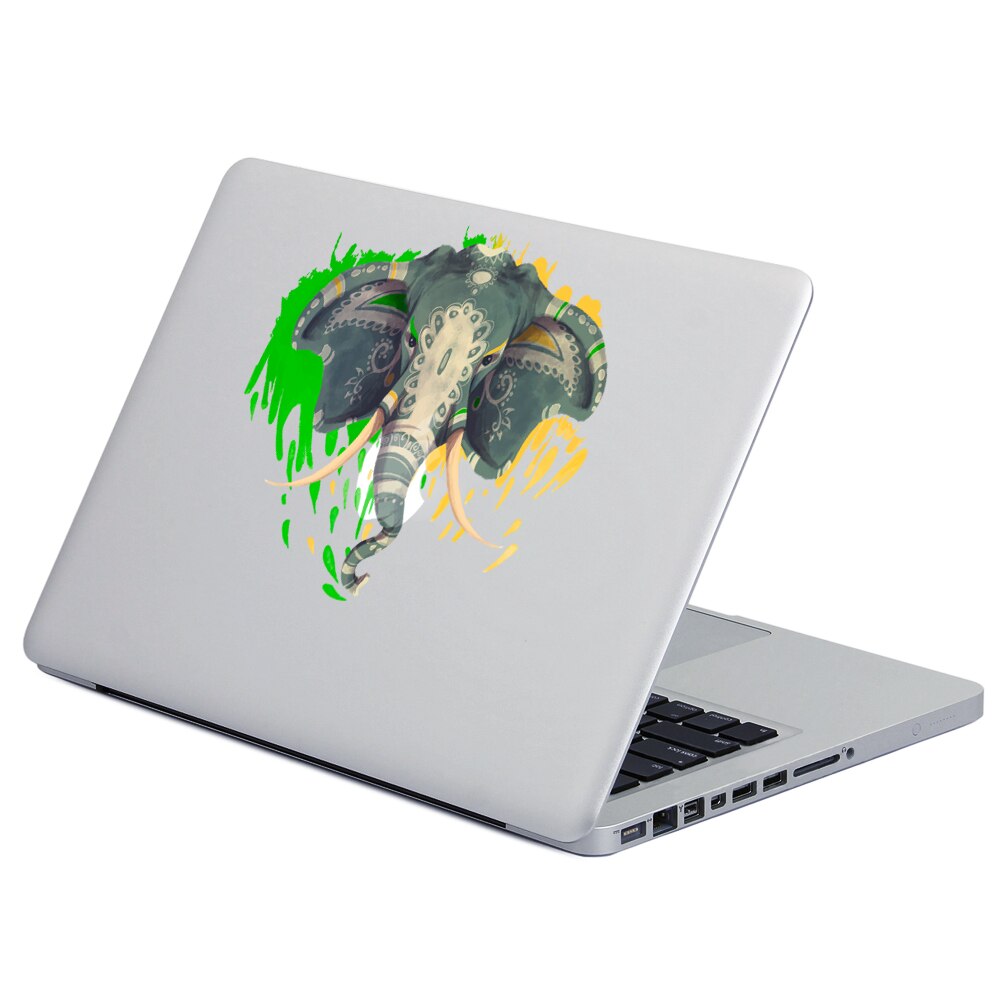 Graffiti elephant head Vinyl Decal Laptop Sticker for macbook Pro Air 13 inch Cartoon laptop Skin shell for mac book