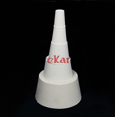 Tapón de goma para tubo de ensayo de laboratorio, 2 piezas, 82/103mm, sólido, bloqueo de aire