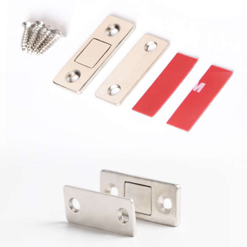 Punch-free Magnetic Door Closer Cabinet Door Magnets Ultra Thin for Kitchen Cupboard Wardrobe Closet B99
