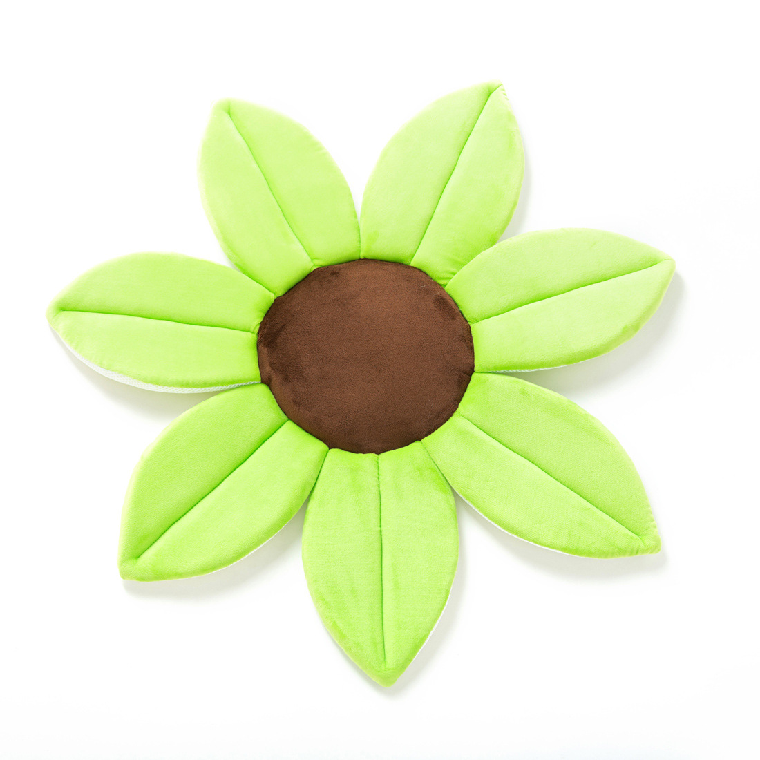 Bañera antideslizante de flores para bebé, soporte para baño de seguridad infantil, cojín para bañera, tapete para asiento de Ducha: Green