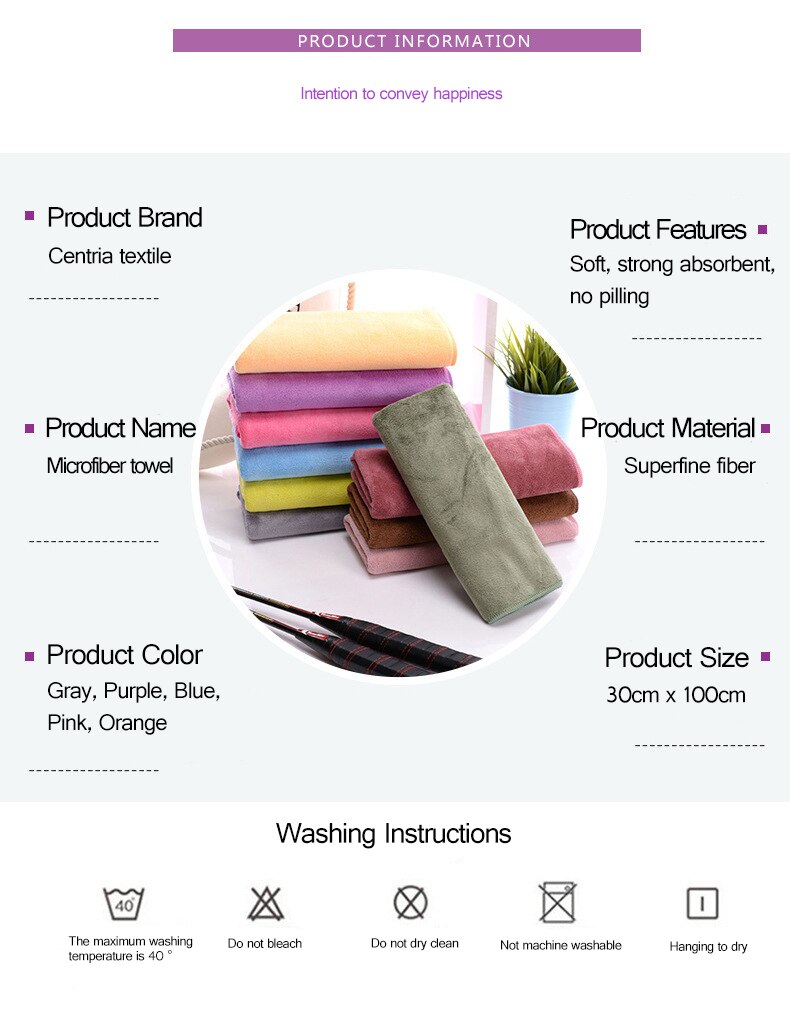 Toallas absorbentes de microfibra para limpieza de ventanas, paño de limpieza de microfibra suave para deporte, cuidado automático, 1 ud.