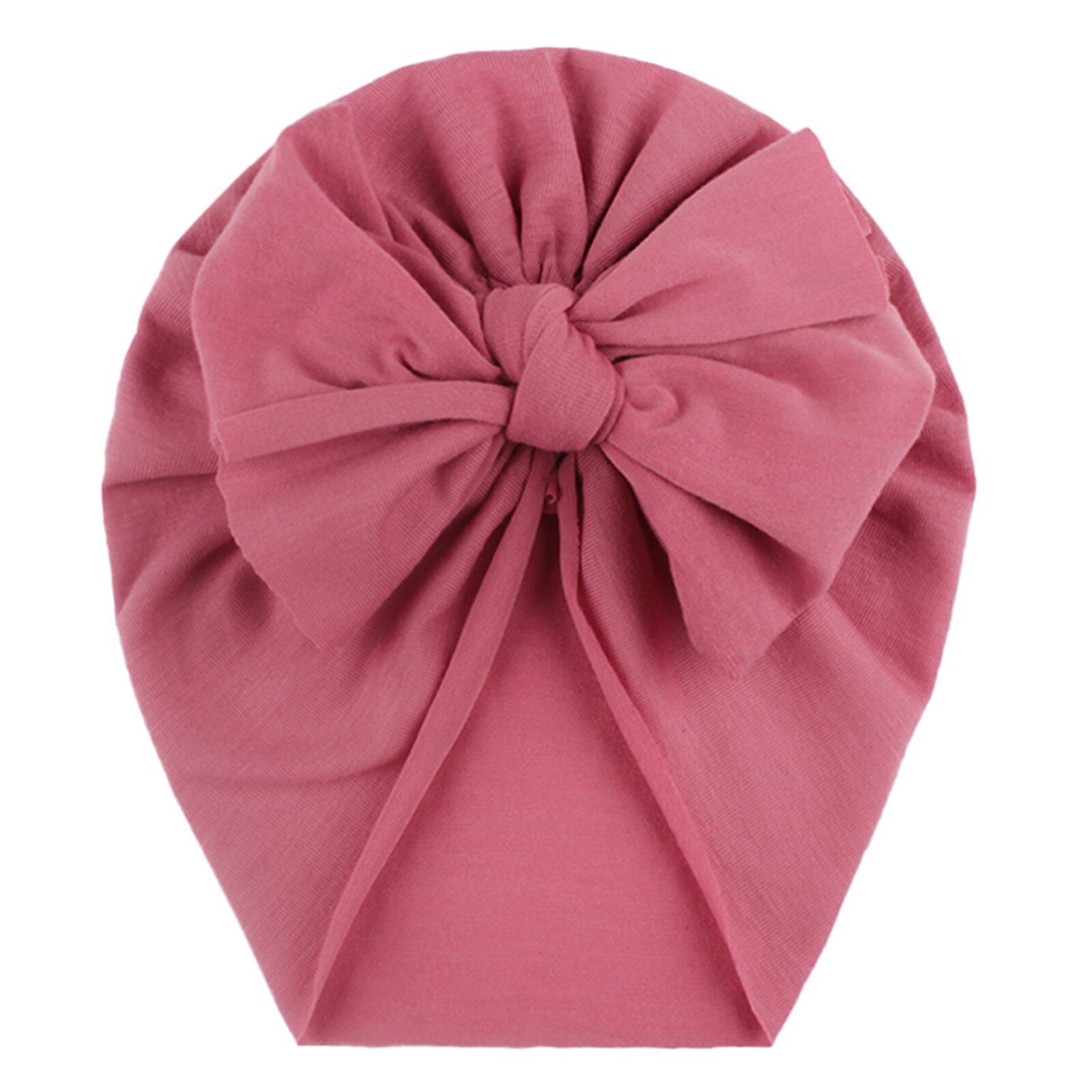 Baby Stuff Accessories Baby Girl Hat With Bow Knot Infant Beanie Solid Big Bowknot Cap For Girls Kid Hats 1PC Warm Cap 0210: L