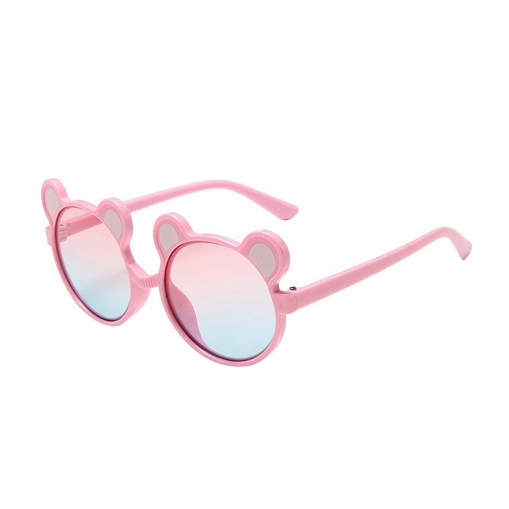 Kids Zonnebril Fshion Zomer Baby Jongens Meisjes Cartoon Leuke Beer-Vormige Anti-Uv Zonnebril Voor Fotografie Outdoor Strand: D