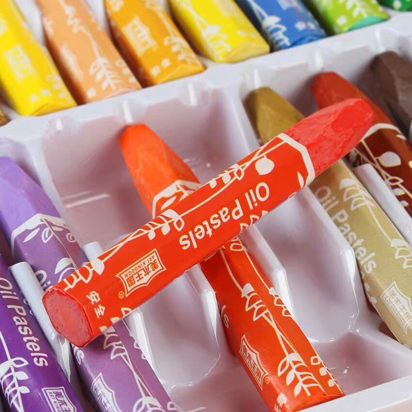 Oil Pastels drawing pencils set rotative pencils oil paint art set for artist kids pastel paint draw sketch portrait set