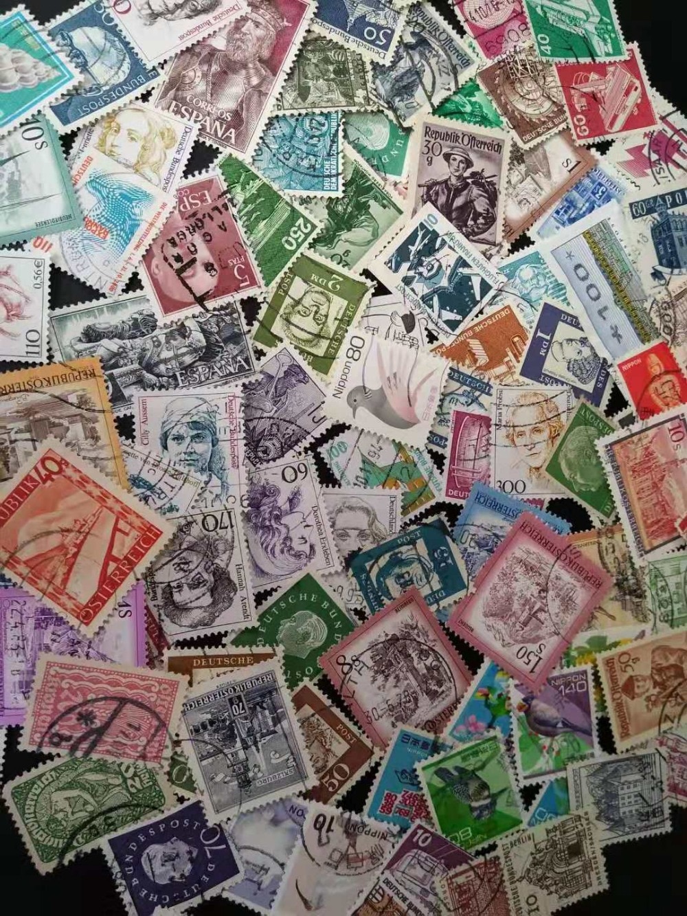 100 Stck Paket Verschiedene Verwendet Definitives Regelmäßige Post Briefmarken (unwiederholt) sammlung porto Sammlerstücke Gedenk