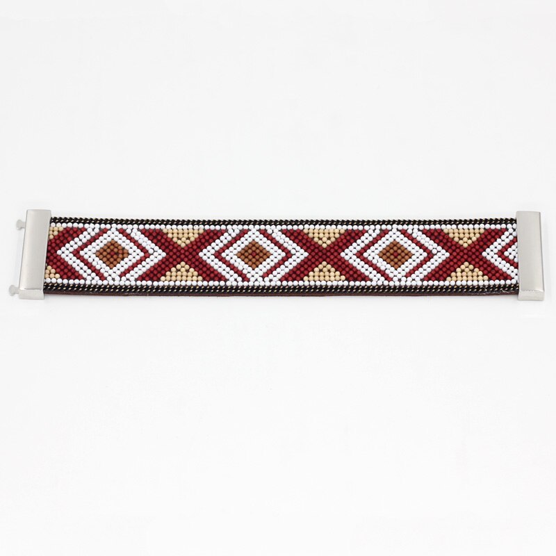 Bracelets et Bracelets en cuir VONNOR bijoux fantaisie motif géométrique Boho fermoir magnétique Bracelets pour femme