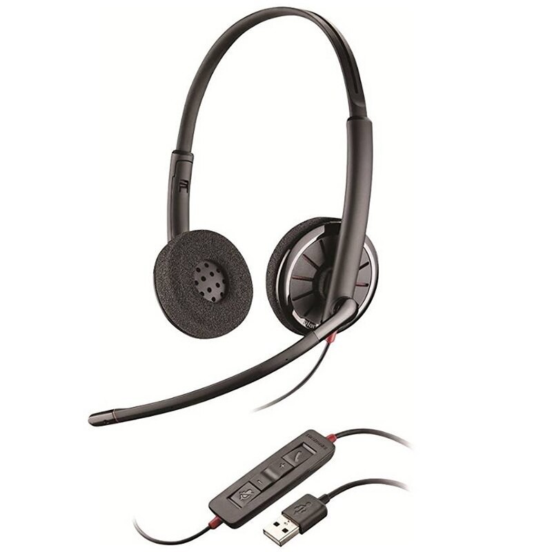 Plantronics Blackwire C320 C320-M USB-A Headset, Binaural Heads 85619-101